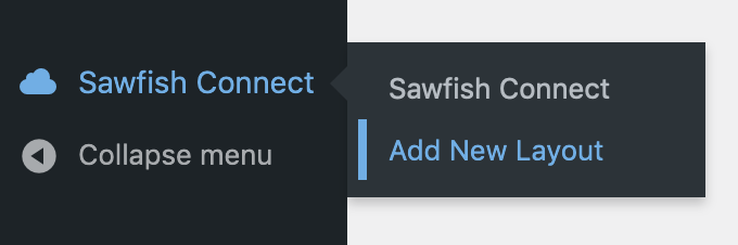 After installing the plugin, the Sawfish options to select from Salesforce objects shows on the WordPress dashboard