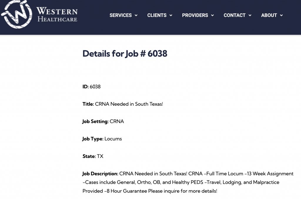 Job Detail Page in Salesforce WordPress Website using Sawfish