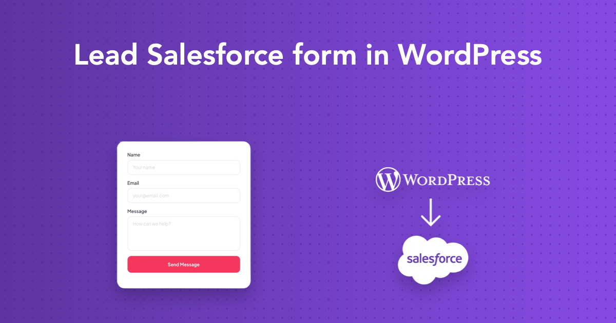 Salesforce Lead Form for WordPress | Sawfish Plugin